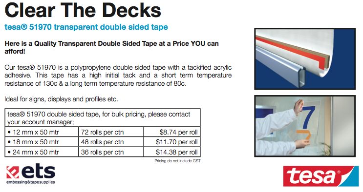 Good Quality Cheap Double Sided Tape - Transparent