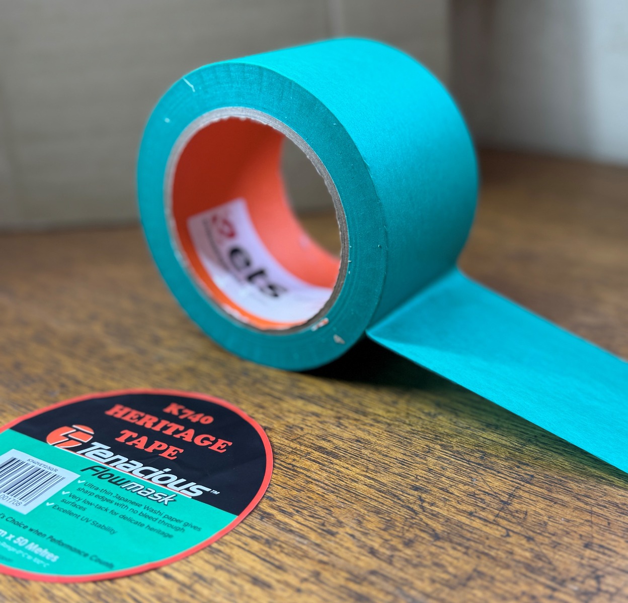Have peace of mind knowing that your masking tape will be cleanly removed in one piece without leaving a residue when using our Heritage Masking Tape