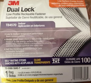 3M Low Profile Clear Dual Lock - 4570