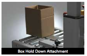 Box Hold Down Attachment For Carton Sealers
