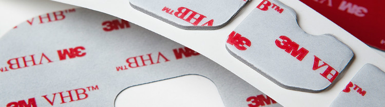 We Die Cut & convert the whole range of 3M VHB (Very High Bond) double sided tapes