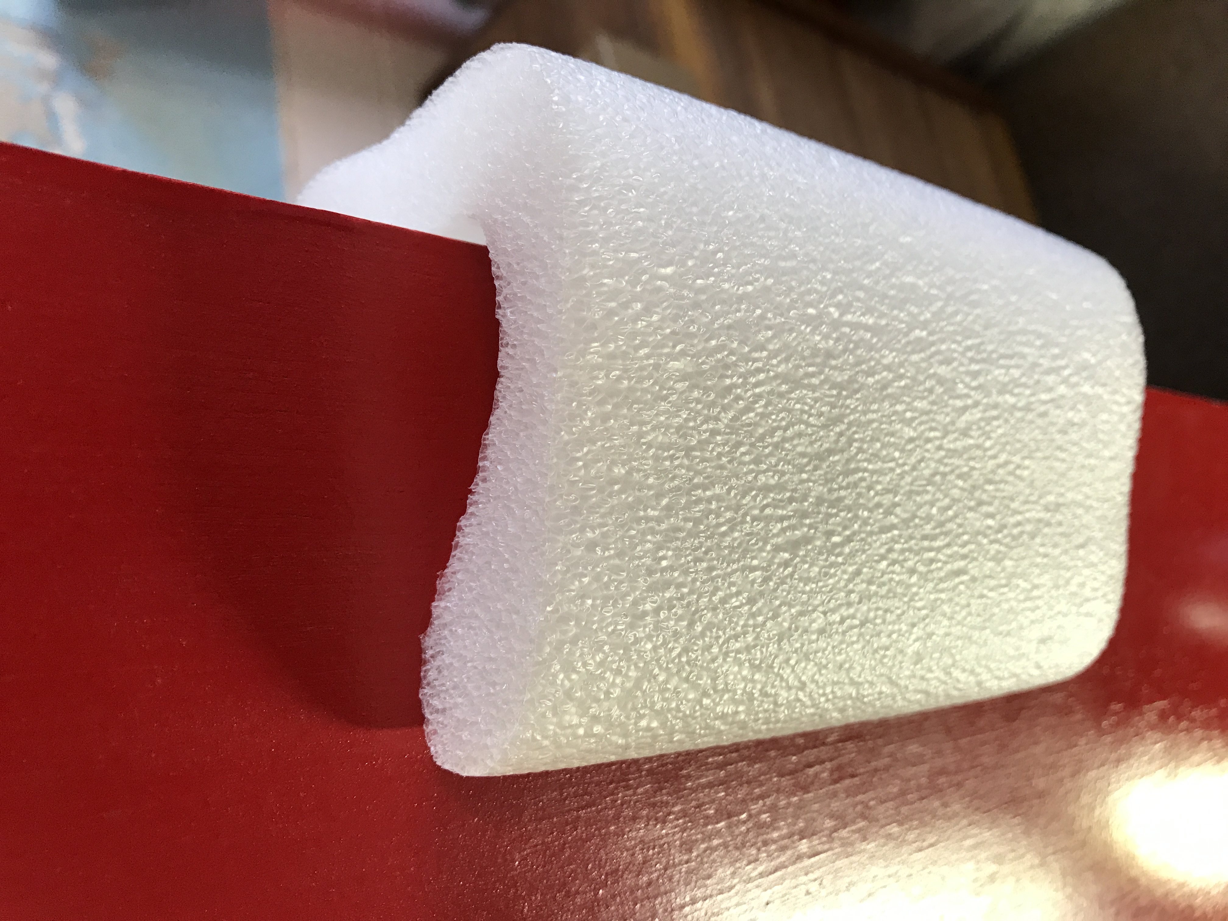 Thick Foam Profiles designed to protect edges of products