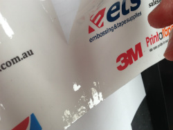 Here is an example of Customised Perorated Logo Tape
