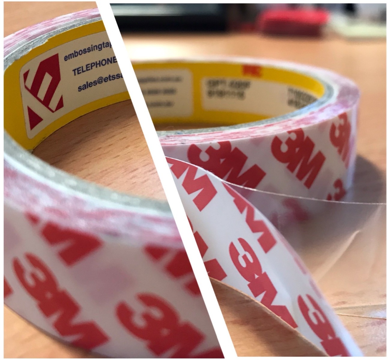 3M - 9088 D/S tape is now obsolete, has been replaced by 3M's GPT-020 Double Sided Tape - Shown Here