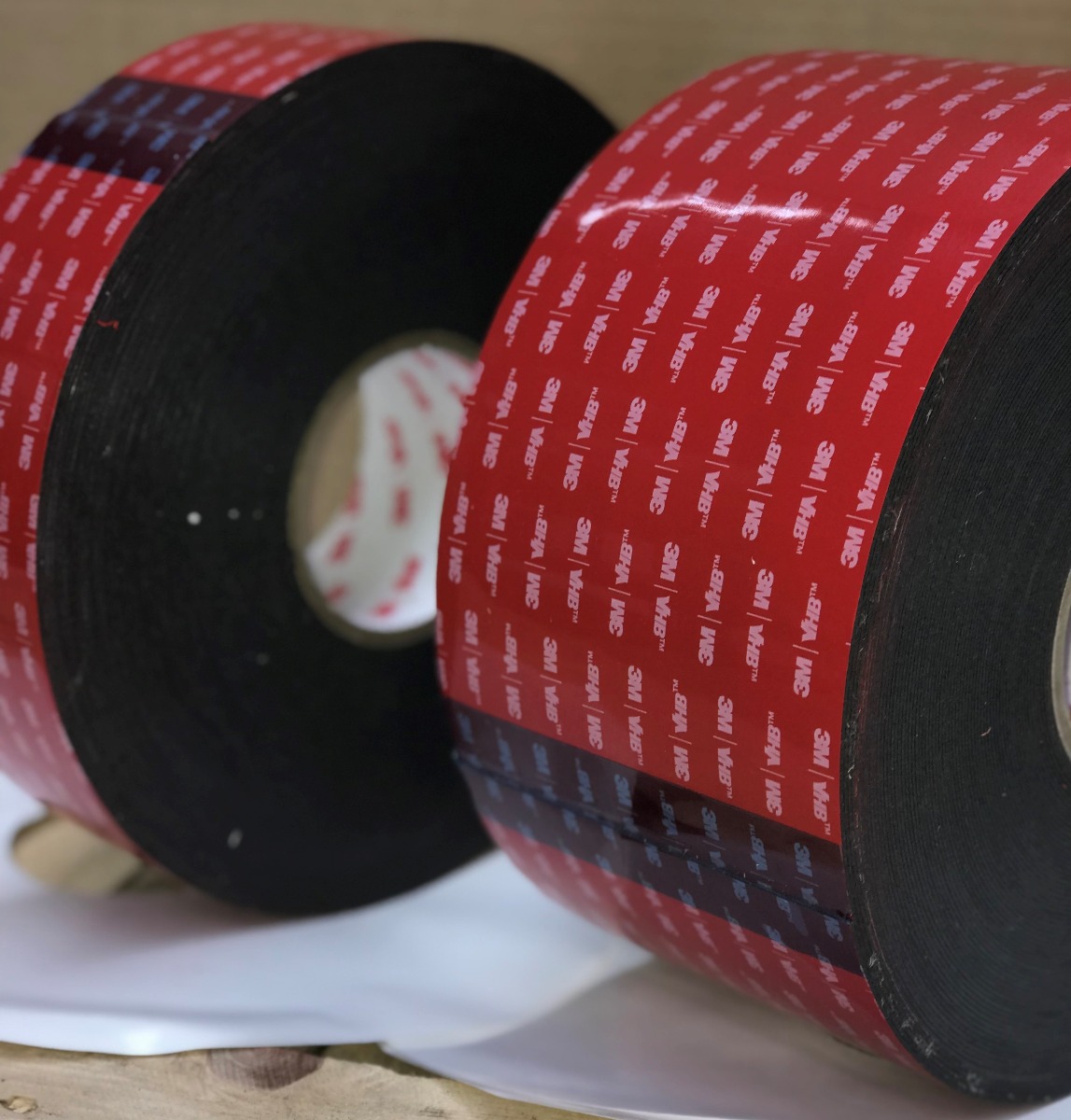 Order Custom Width Rolls Of VHB - High Bond Double Sided Tape, slit to any size you require. Order as little as 1 roll here !