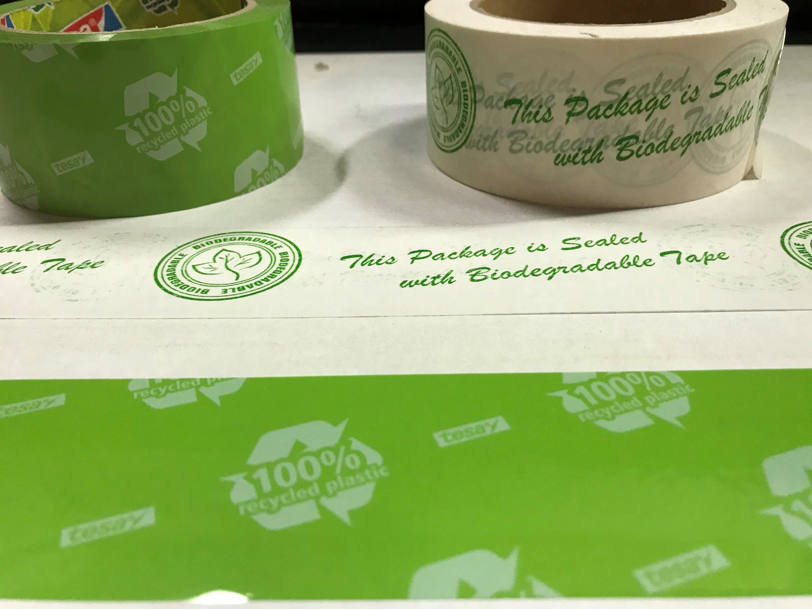 Environmentally - Eco Friendly Packaging Tapes